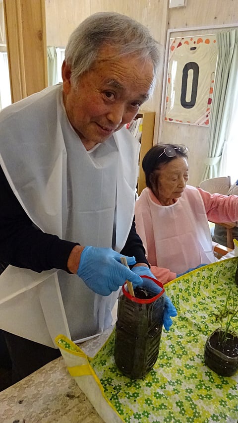 田植えの土を作っています！