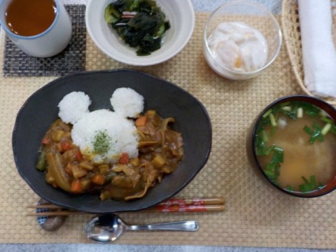 だんち特製「シーフードカレー」です♡