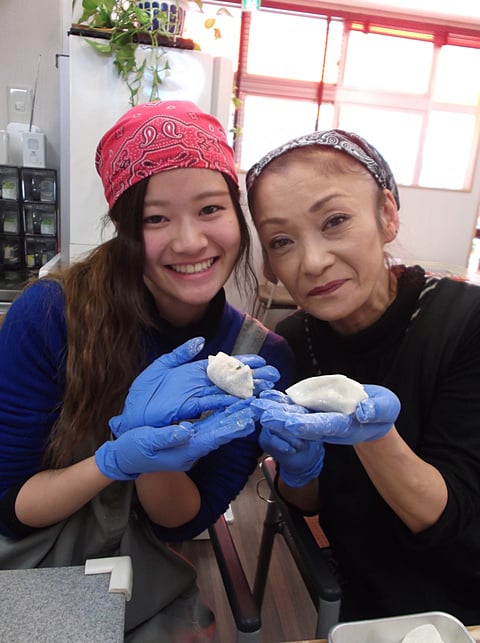 特製カニカマ餃子です！