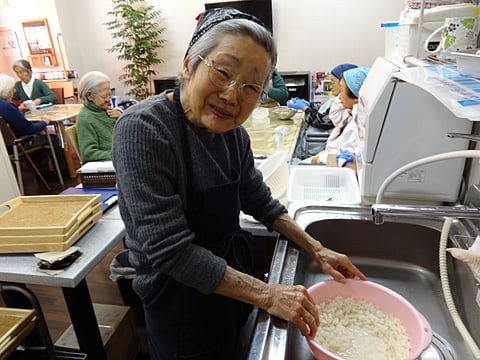 天下一品のお米研ぎ！！