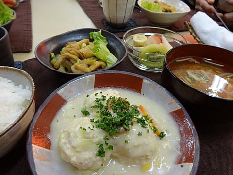 生姜クリームの「つくね豆腐」！！