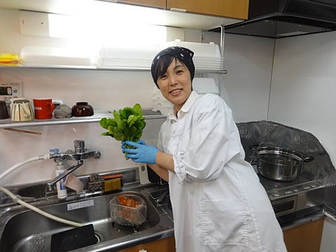 今日の調理担当です！