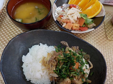 肉豆腐丼♪