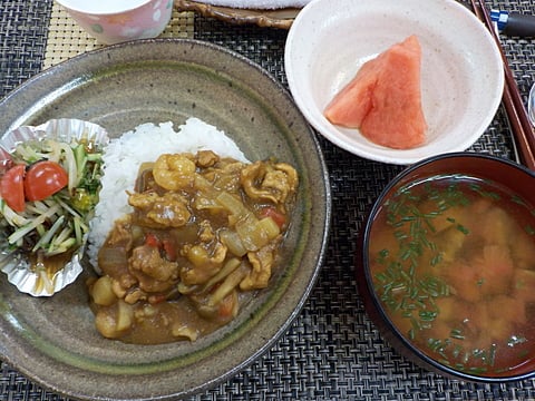 だんち名物、辛口カレーライス♪