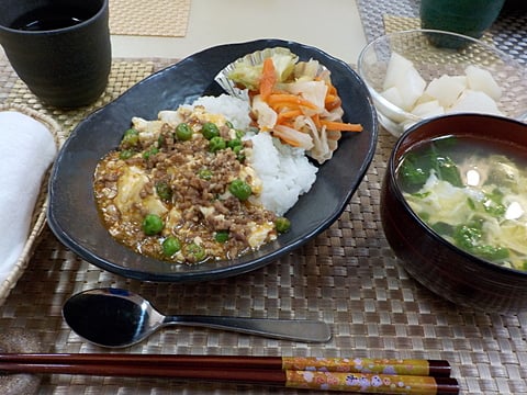 マーボー豆腐丼♪