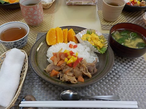 豚のしょうが焼き丼♪