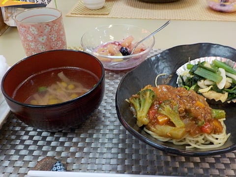 だんち特製、ミートソーススパゲッティです！