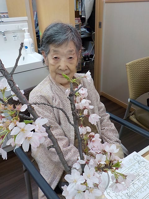 桜の花と一緒に・・♡