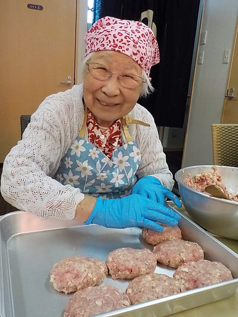 豆腐ハンバーグを作りました！