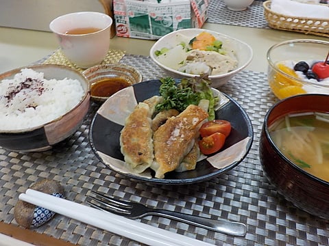 だんち特製、パリパリ餃子です！