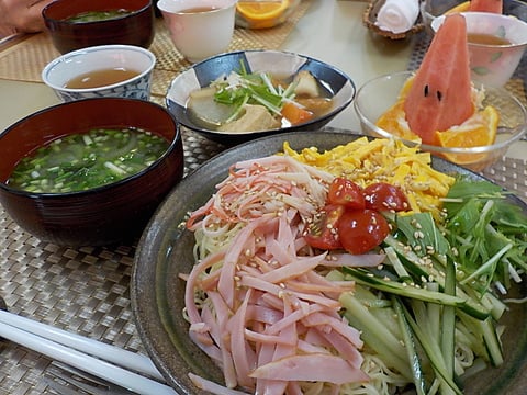 だんち特製、冷やし中華です！