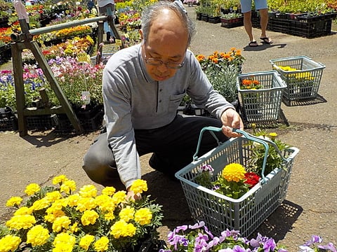 まずは、園芸屋さんでお花の買い出しです！