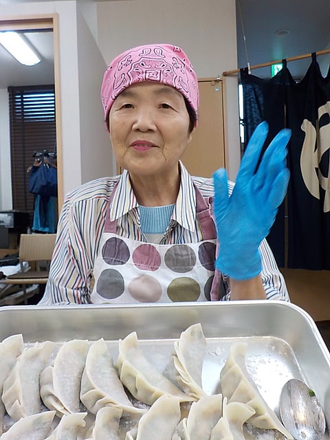 餃子できました！