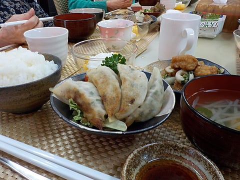 美味しい餃子ランチです！