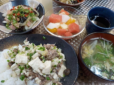 白麻婆丼！