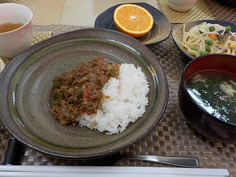 喜多見だんち名物「キーマカレー」