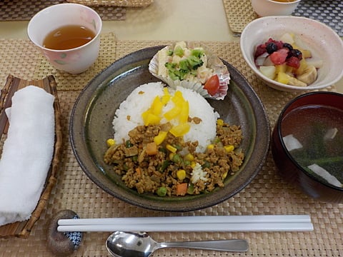 だんち特製、キーマカレーです！