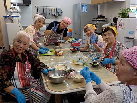 調理班、頑張ります！