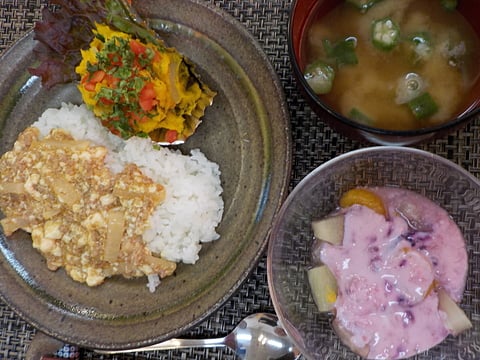 だんち特製、マーボー豆腐丼です！