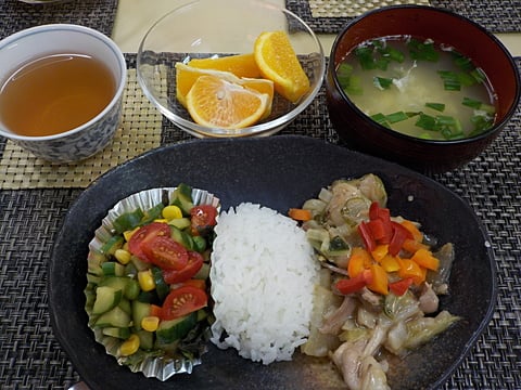 白菜と大根のうま煮丼♪