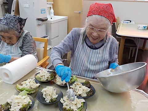 お料理中♪