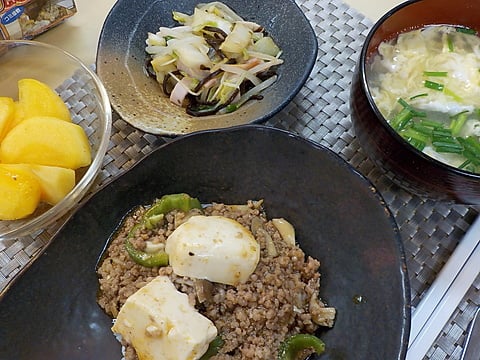 マーボー豆腐丼です♪