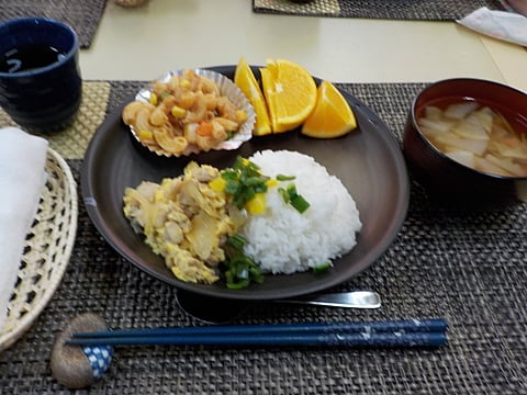 だんち特製、親子丼です！