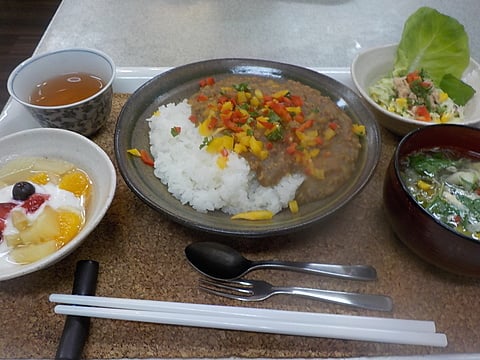 だんち特製　ひき肉カレーです！