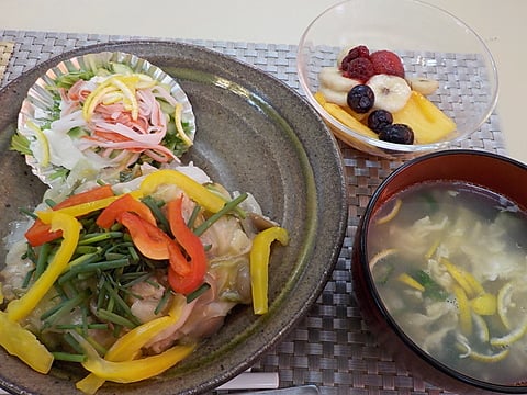 だんち特製、八宝菜丼です！