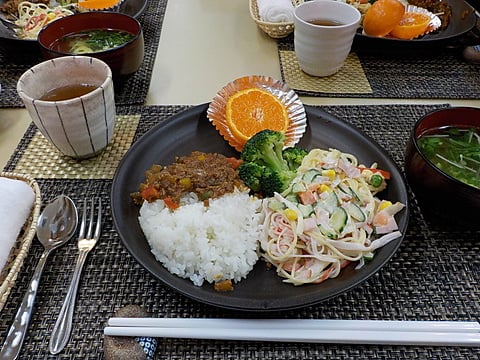 だんち特製、キーマカレーです！