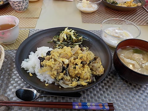 だんち特製、親子丼です！