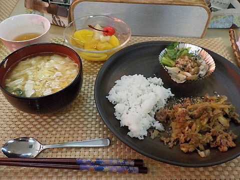 だんち特製、生姜焼き丼です！