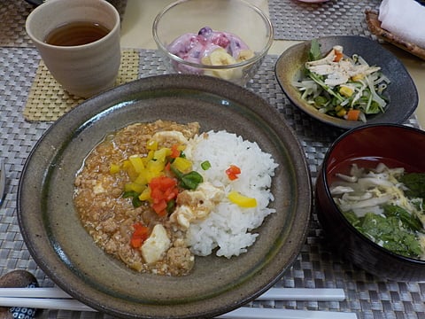 マーボー豆腐丼です！