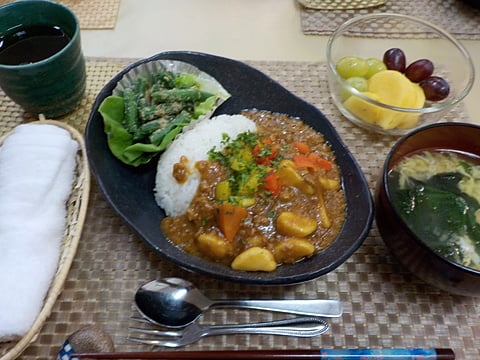 だんち特製、里芋カレーです！