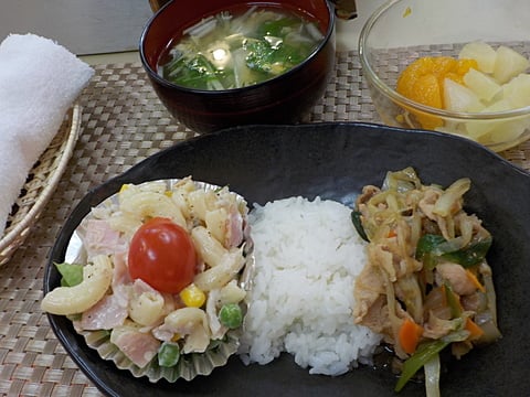 オイスターソース炒め丼♡