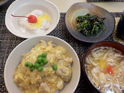 やさしい味の親子丼♪