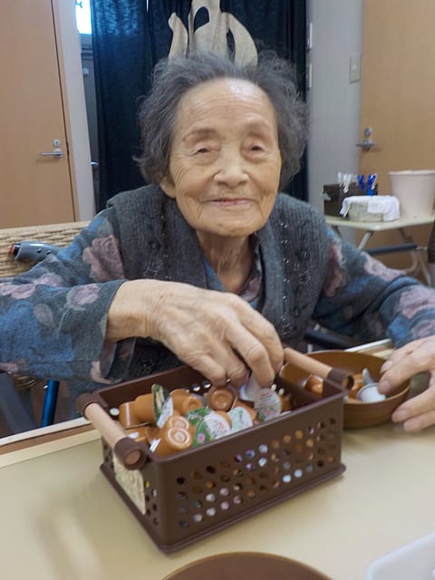 お茶菓子の準備中♪