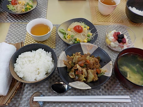 本日のランチ、回鍋肉です！