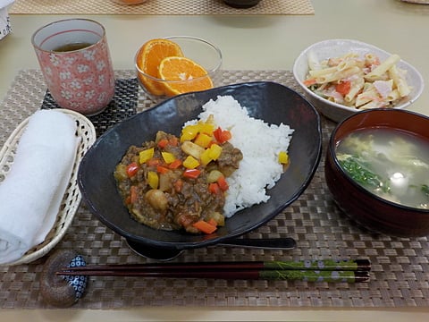 だんちデイ特製、海鮮ビーフカレーです！