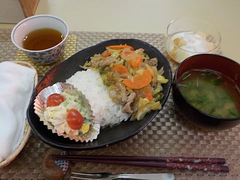 だんちデイ特製、豚の生姜焼き丼です！