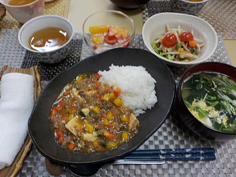 だんち特製、マーボー豆腐丼です！