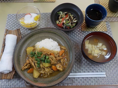 だんち特製、シーフードカレーです！