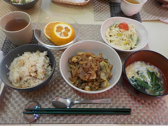 本日のランチ、回鍋肉です！