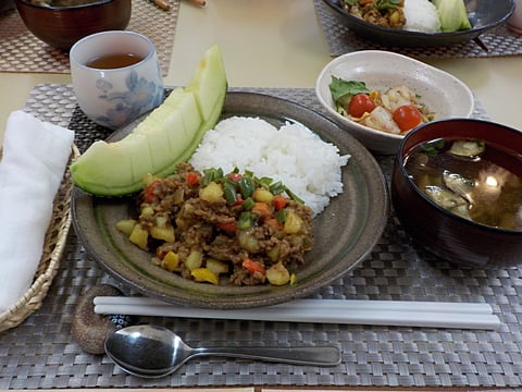 だんち特製、キーマカレーです！