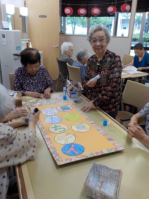 喜多見団地祭りの看板作りです！