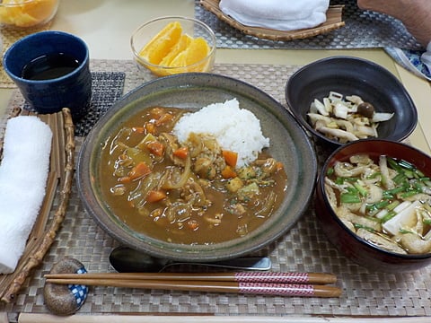 だんち特製、シーフードカレーです！