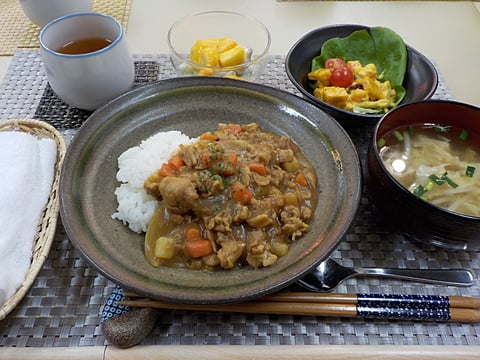 だんち特製、シーフードカレーです！