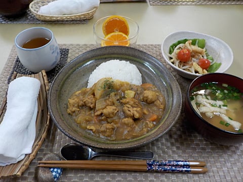 だんち特製、シーフードカレーです！