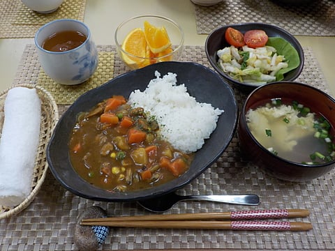 だんち特製、シーフードカレーです！