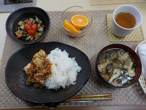 麻婆豆腐の出来上がり♡